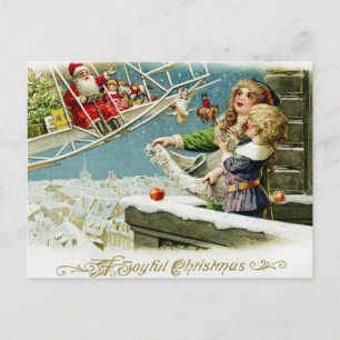 Vintage-kerstBriefkaart Briefkaart