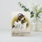 Vintage-kerstBriefkaart Briefkaart (Staand voorkant)