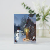 vintage-kerstBriefkaart Briefkaart (Staand voorkant)