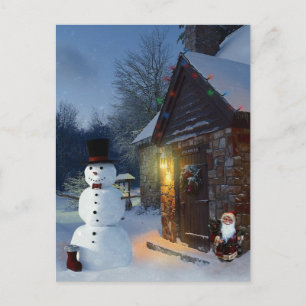 vintage-kerstBriefkaart Briefkaart