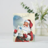 Vintage-kerstBriefkaart Briefkaart (Staand voorkant)
