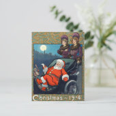Vintage-kerstBriefkaart Briefkaart (Staand voorkant)