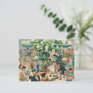 Vintage-kerstBriefkaart Briefkaart