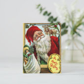 Vintage-kerstBriefkaart Briefkaart (Staand voorkant)