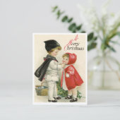 Vintage-kerstBriefkaart Briefkaart (Staand voorkant)