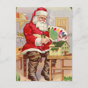 Vintage-kerstBriefkaart Briefkaart