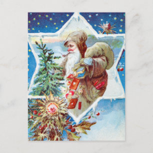 Vintage-kerstBriefkaart Briefkaart