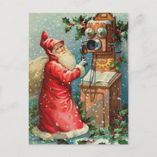 Vintage-kerstBriefkaart Feestdagenkaart