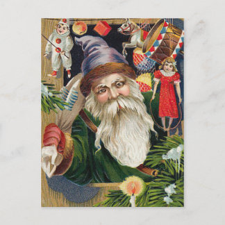 Vintage-kerstBriefkaart Feestdagenkaart