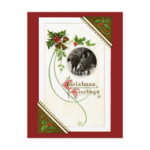 Vintage-kerstBriefkaart