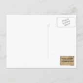 Vintage-kerstBriefkaart Feestdagenkaart (Achterkant)