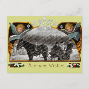 Vintage-kerstBriefkaart Feestdagenkaart