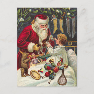 Vintage-kerstBriefkaart Feestdagenkaart