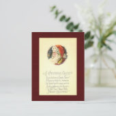 Vintage-kerstBriefkaart Feestdagenkaart (Staand voorkant)