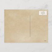 Vintage-kerstBriefkaart Feestdagenkaart (Achterkant)