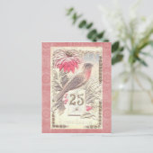 Vintage-kerstBriefkaart Feestdagenkaart (Staand voorkant)