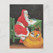 Vintage-kerstBriefkaart Feestdagenkaart (Voorkant)
