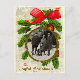 Vintage-kerstBriefkaart Feestdagenkaart