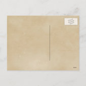 Vintage-kerstBriefkaart Feestdagenkaart (Achterkant)