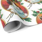 Vintage kerstcadeau-feestdag cadeaupapier (Rol Hoek)