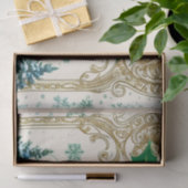 Vintage kerstcadeau inpakpapier tissuepapier (Geschenk)