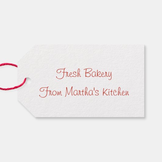 Vintage kerstcadeaubon Label Cadeaulabel (Achterkant Horizontaal)