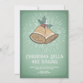 Vintage kerstcadeaukaart feestdagenkaart (Voorkant)