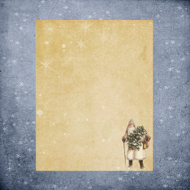 Vintage-kerstcadeaupapier