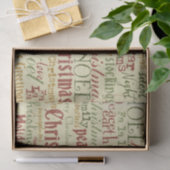 Vintage kerstcadeaupapier tissuepapier (Geschenk)
