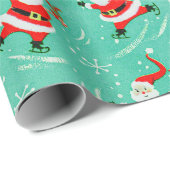 Vintage kerstcadeaupapier voor kerstcadeautjes cadeaupapier (Rol Hoek)