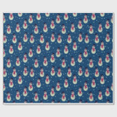 Vintage kerstcadeaupapier voor kerstmis cadeaupapier (Vlak)