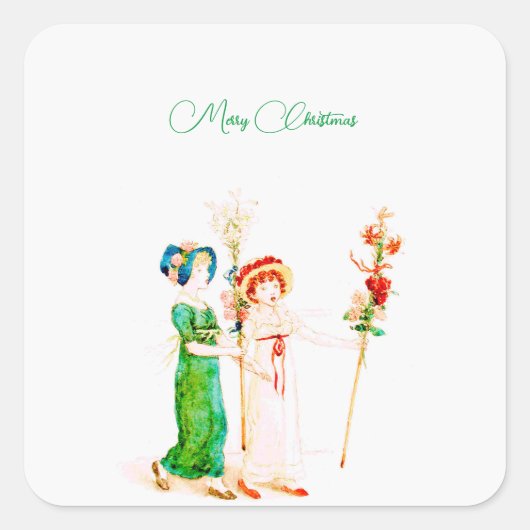 Vintage kerstcadeautjes Labels (Voorkant)