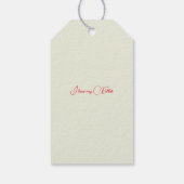 Vintage kerstcadeautjes Labels Cadeaulabel (Achterkant)