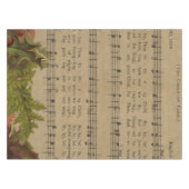 Vintage kerstcarol — Muziekblad Tafelkleed (Voorkant (Horizontaal))