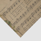 Vintage kerstcarol — Muziekblad Tissuepapier (Detail)