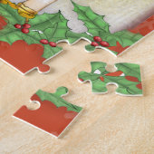 Vintage KerstCaroler Legpuzzel (Zijkant)