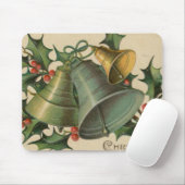 Vintage-kerstcellen en Holly Muismat (Met muis)