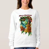 Vintage kerstcellen en Holly Trui (Voorkant)