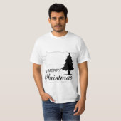 Vintage kerstdag t-shirt (Voorkant volledig)