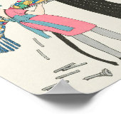 Vintage-kerstdecor | Kerstboom Poster (Hoek)