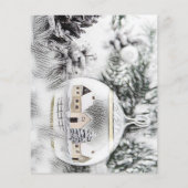 Vintage Kerstdecoraties Ornamenten Waterverf (Achterkant)