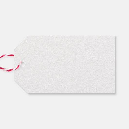 Vintage kerstdiner cadeaulabel (Achterkant Horizontaal)