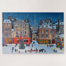 Vintage kerstdorp