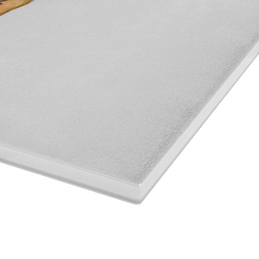 Vintage Kerstdorp Snowman Snijplank (Hoek)