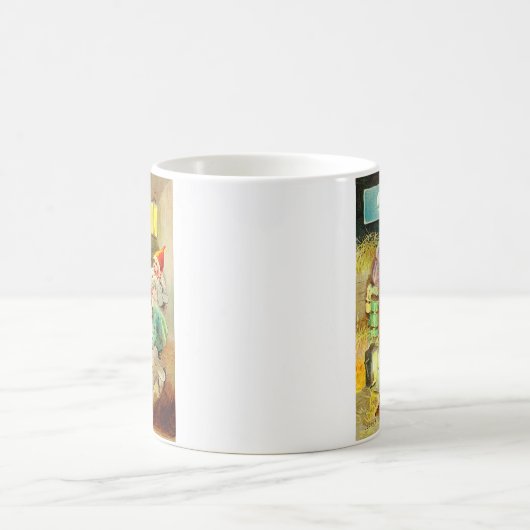 Vintage KerstElves Koffiemok (Center)