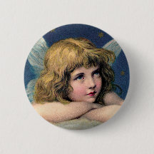 Vintage-kerstengel en goudsterren