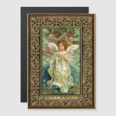 Vintage-kerstengel in Lijst (Voorkant / Achterkant)