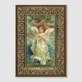 Vintage-kerstengel in Lijst (Voorkant)