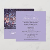 Vintage kerstfeest afbeelding kaart (Voorkant / Achterkant)