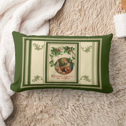 Vintage Kerstfeest Joy Virgin Mary Kussen (Deken)